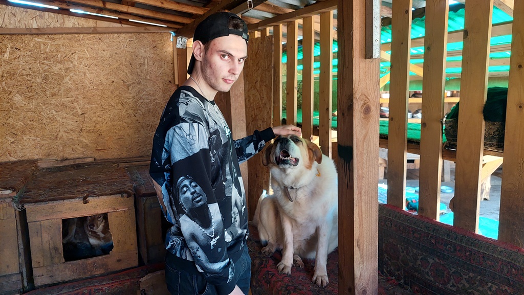 Владимир: собака на счастье