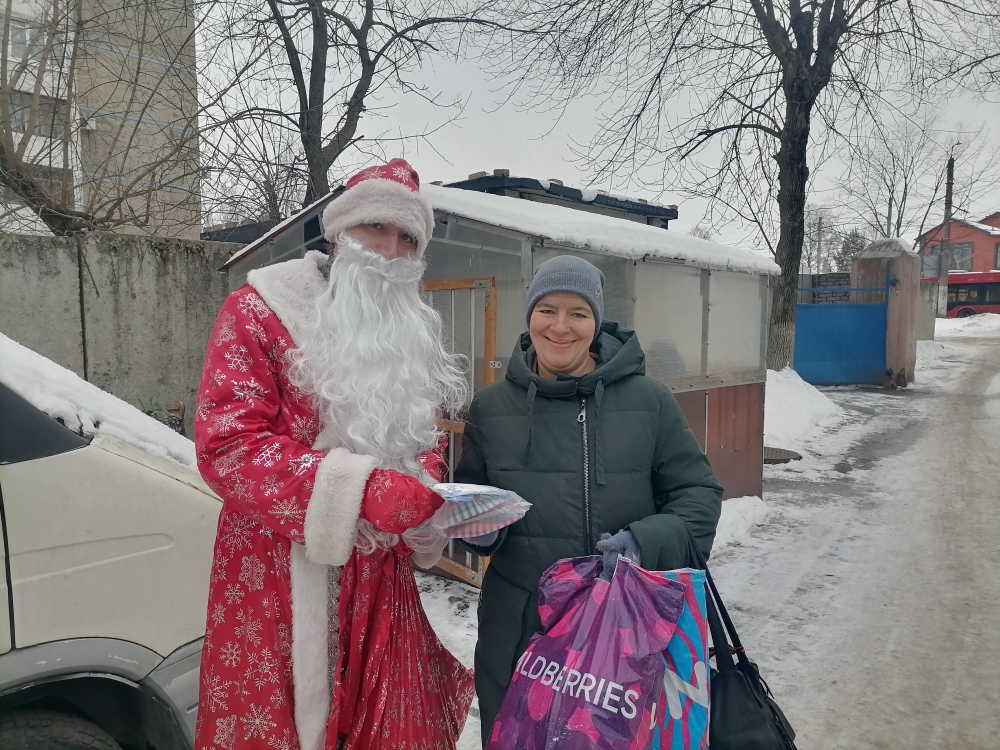 Иваново: новогодний автобус "Добруша"